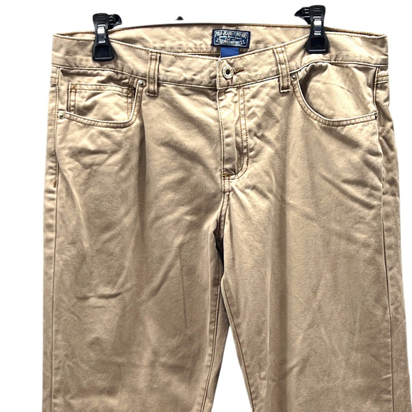 Ralph Lauren Polo Jeans Pants Womens Size 12 / 32 Brown Bootcut Soft Mid Rise - Picture 2 of 4